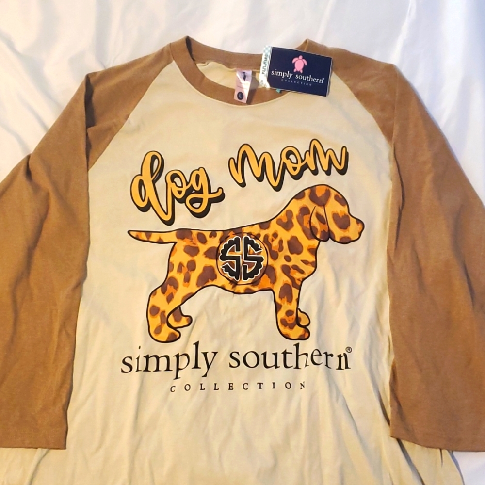 Simply Southern Large dog mom shirt